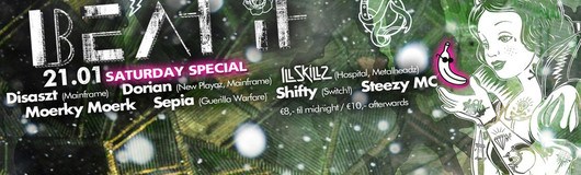 Beat It Saturday Special am 21.01.2017 @ Flex