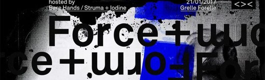 FORCE & FORM hosted by Bare Hands / Struma + Iodine am 21.01.2017 @ Wohnzimmer