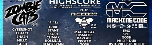 Highscore x D&B x Wednesdays am 18.01.2017 @ Fluc Wanne