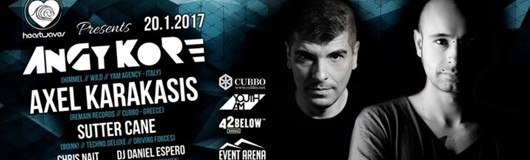 AnGy KoRe & Axel Karakasis presented by heartwaves am 20.01.2017 @ Event Arena Vösendorf
