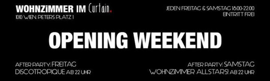 Wohnzimmer Opening Weekend am 20.01.2017 @ Curtain