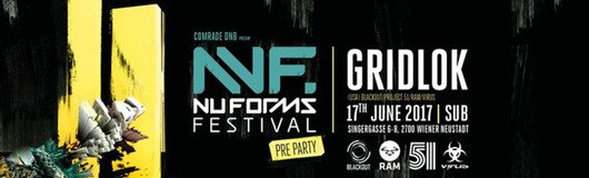 NU FORMS Pre Party w/ Gridlok (USA) am 17.06.2017 @ SUB