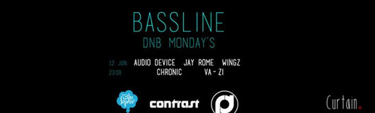 Bassline Mondays am 12.06.2017 @ Curtain