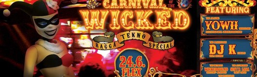 Carnival of the WickeD-Jungle-Tek Yowii+DJ K am 24.06.2017 @ Flex