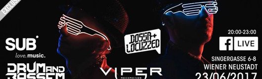 DrumandBass.FM & Comrade DNB pres. Dossa & Locuzzed (Viper) am 23.06.2017 @ SUB