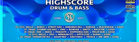 Highscore x Drum&Bass am 21.06.2017 @ Fluc Wanne