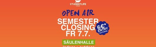 Open Air Semester Closing - Säulenhalle am 07.07.2017 @ Säulenhalle