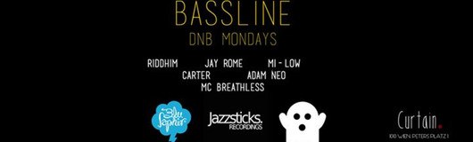 Bassline DnB Mondays am 17.07.2017 @ Curtain