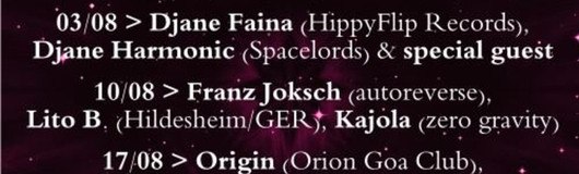 Out Of Space Psytrance Club // Do 17.8. // Weberknecht am 17.08.2017 @ Weberknecht