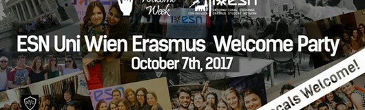 ESN Uni Wien Erasmus Welcome Party am 07.10.2017 @ Säulenhalle