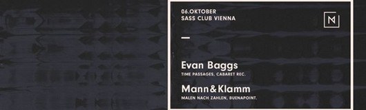 Malen Nach Zahlen w/ Evan Baggs (Time Passages) am 06.10.2017 @ Sass Club