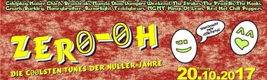 Zer0-0h - Die c00lsten Tunes der NullerJahre am 20.10.2017 @ Weberknecht