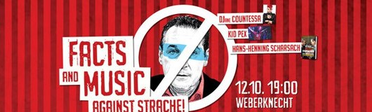 Facts and Music against Strache! am 12.10.2017 @ Weberknecht