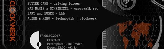 ClockWerk– Opening Party am 06.10.2017 @ Curtain