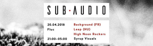Sub Audio pres.: Background / Leap / High Noon Rockers am 20.04.2018 @ Fluc