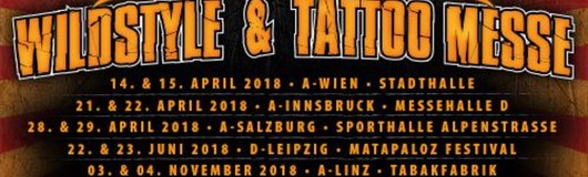Wildstyle & Tattoo Messe - Wien am 14.04.2018 @ Stadthalle Wien