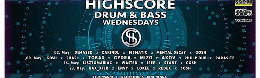 Highscore x Drum&Bass am 23.05.2018 @ Fluc + Fluc Wanne