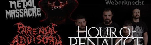 Metal Massacre: Hour Of Penance + Parental Advisory am 21.09.2018 @ Weberknecht