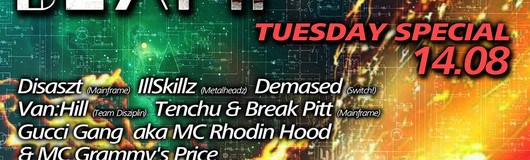 Beat It Tuesday Special am 14.08.2018 @ Flex
