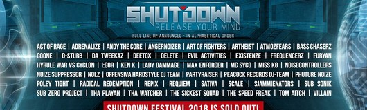 Shutdown Festival 2018 am 11.08.2018 @ Zwentendorf