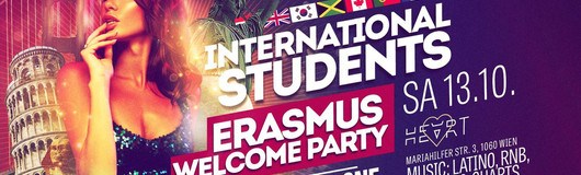 International Students - Erasmus Welcome Party am 13.10.2018 @ Heart Club