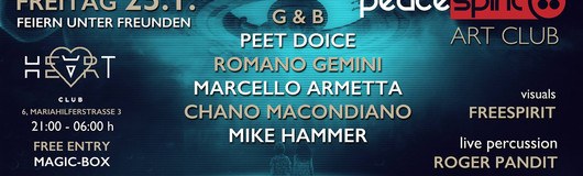 PeaceSpirit ★ Art-Club ★ UmAbEl am 25.01.2019 @ Heart Club