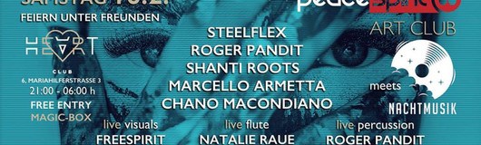 PeaceSpirit ★ Art-Club ★ meets NachtMusik am 16.02.2019 @ Heart Club